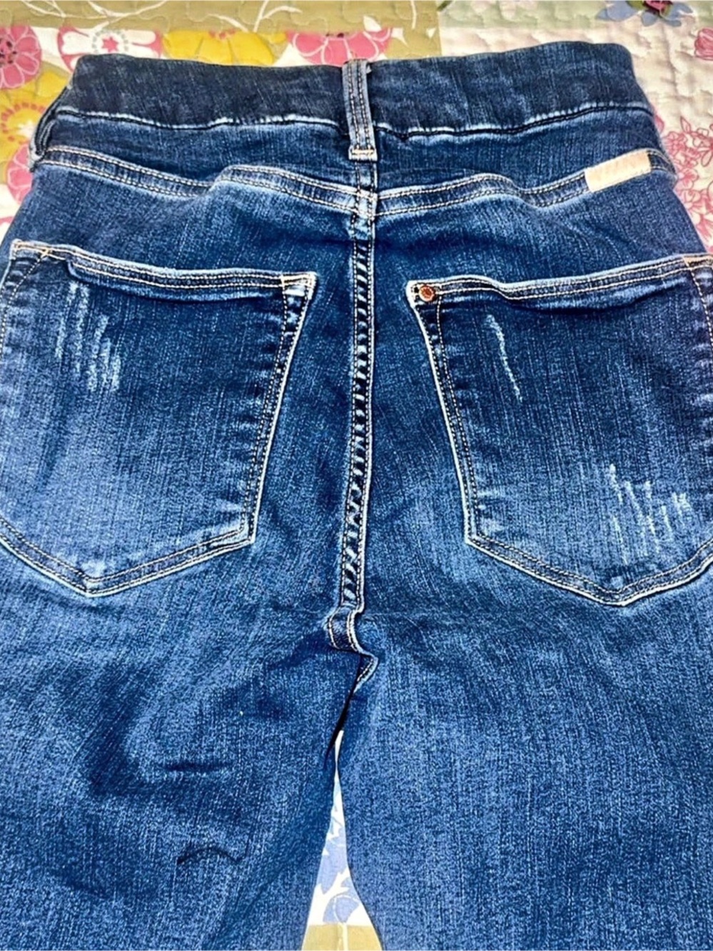 &Denim Curvy Fit Super Skinny High Waist & Women's Blue High Waist Skinny Jeans